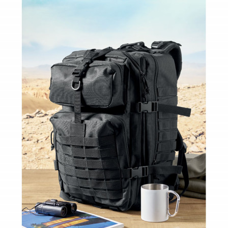 CARRYCONFI, Рюкзак туристичний із поліестеру 600D RPET, 30х14х48 см