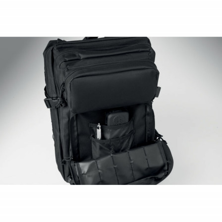 CARRYCONFI, Рюкзак туристичний із поліестеру 600D RPET, 30х14х48 см