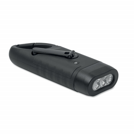 Динамо-ліхтар екологічний на сонячній батареї (3 LED, 500 mAh, ABS-пластик), CRANCH