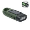 Динамо-ліхтар на сонячній батареї (3 LED, 500 mAh, ABS-пластик), CRANCH Зелений