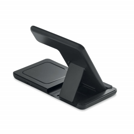 Зарядна станція 3-в-1 з подвійною котушкою (15W, Apple Watch, TWS) складна бездротова, DOCK3