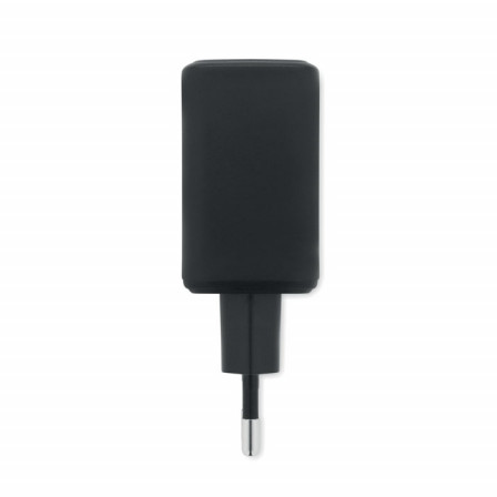 Зарядний пристрій мережевий GaN 65W (USB-A + Type-C, PD), EXTEN