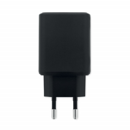 Зарядний пристрій мережевий GaN 65W (USB-A + Type-C, PD), EXTEN