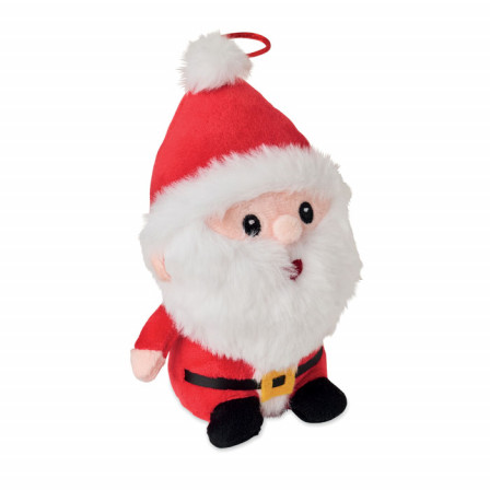 Прикраса ялинкова у вигляді Санти, GLEEFUL, поліестер, 15x7 см