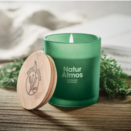 KEOPS SMALL, Аромасвічка у стакані з кришкою, 120 гр, 20 год під нанесення зображення