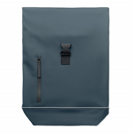 LAPTOSA, Рюкзак для ноутбука 15" із застібкою рол-топ із м’якої екошкіри (PU), 40х12х54 см