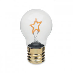 LED-лампа декоративна з ниткою розжарювання, LUMIGLOW, 7x12 см