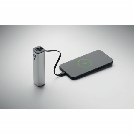 Пауербанк 5000 mAh із переробленого алюмінію (PD 20W), POWERTUBE