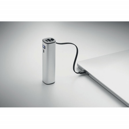 Пауербанк 5000 mAh із переробленого алюмінію (PD 20W), POWERTUBE