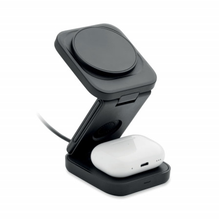 Зарядна станція 3-в-1 (15W, MagSafe, Apple® / Samsung®) складна бездротова, SATELIT
