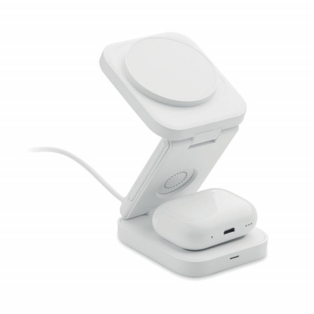 Зарядна станція 3-в-1 (15W, MagSafe, Apple® / Samsung®) складна бездротова, SATELIT