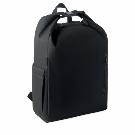 UNITON, Екологічний рюкзак Roll-top для ноутбука 15" (600D RPET), 31х14х46 см