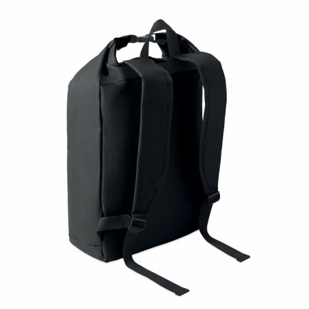 UNITON, Екологічний рюкзак Roll-top для ноутбука 15" (600D RPET), 31х14х46 см