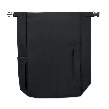 UNITON, Екологічний рюкзак Roll-top для ноутбука 15" (600D RPET), 31х14х46 см
