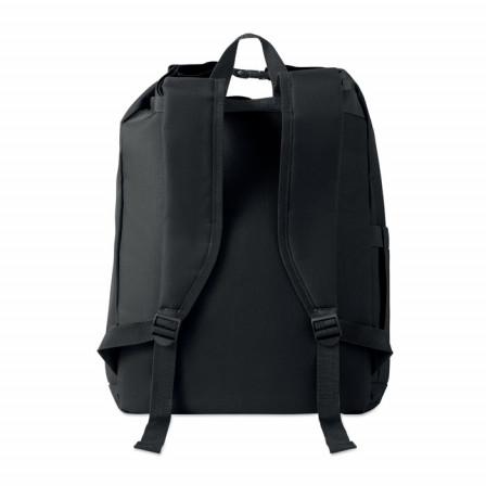 UNITON, Екологічний рюкзак Roll-top для ноутбука 15" (600D RPET), 31х14х46 см