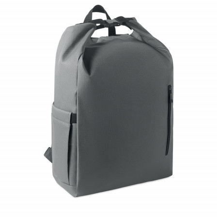 UNITON, Екологічний рюкзак Roll-top для ноутбука 15" (600D RPET), 31х14х46 см