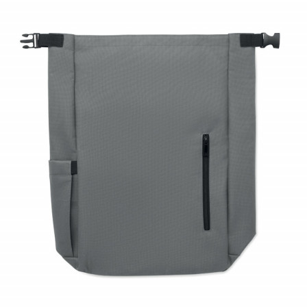 UNITON, Екологічний рюкзак Roll-top для ноутбука 15" (600D RPET), 31х14х46 см