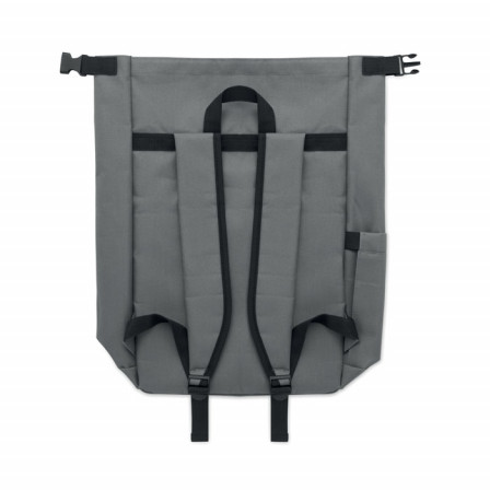 UNITON, Екологічний рюкзак Roll-top для ноутбука 15" (600D RPET), 31х14х46 см