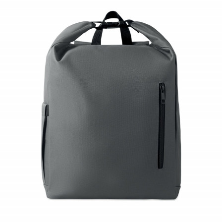 UNITON, Екологічний рюкзак Roll-top для ноутбука 15" (600D RPET), 31х14х46 см