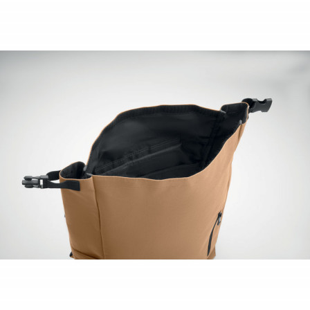 UNITON, Екологічний рюкзак Roll-top для ноутбука 15" (600D RPET), 31х14х46 см