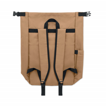 UNITON, Екологічний рюкзак Roll-top для ноутбука 15" (600D RPET), 31х14х46 см