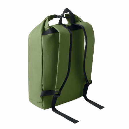 UNITON, Екологічний рюкзак Roll-top для ноутбука 15" (600D RPET), 31х14х46 см