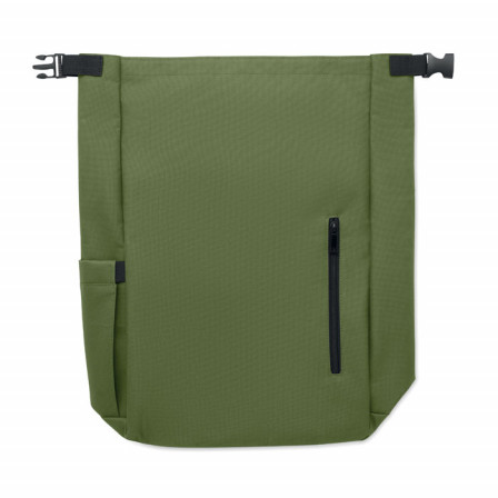 UNITON, Екологічний рюкзак Roll-top для ноутбука 15" (600D RPET), 31х14х46 см