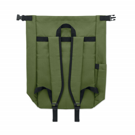 UNITON, Екологічний рюкзак Roll-top для ноутбука 15" (600D RPET), 31х14х46 см