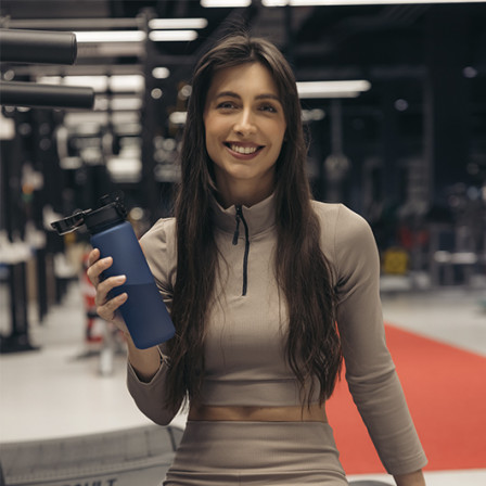 ORINOCO, Пляшка з ремінцем та ситечком, 650 мл, Tritan™ під нанесення зображення