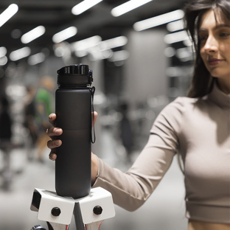 PONTICO, Пляшка з ремінцем та ситечком, 1000 мл, Tritan™ під нанесення зображення