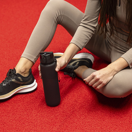 PONTICO, Пляшка з ремінцем та ситечком, 1000 мл, Tritan™ під нанесення зображення