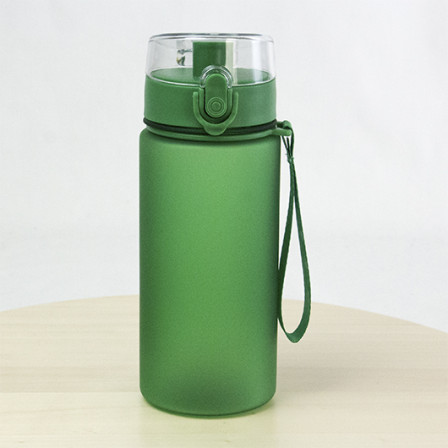 OSLO, Пляшка з ремінцем та прозорою кришкою, 500 мл, Tritan™ під нанесення зображення