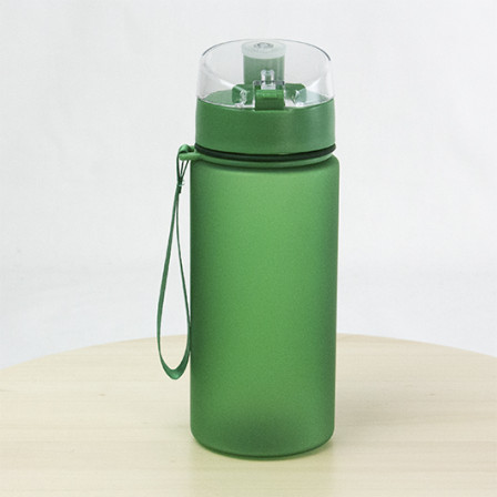 OSLO, Пляшка з ремінцем та прозорою кришкою, 500 мл, Tritan™ під нанесення зображення