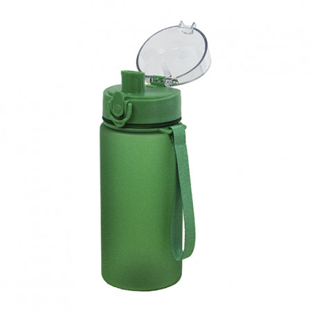 OSLO, Пляшка з ремінцем та прозорою кришкою, 520 мл, Tritan™ під нанесення зображення