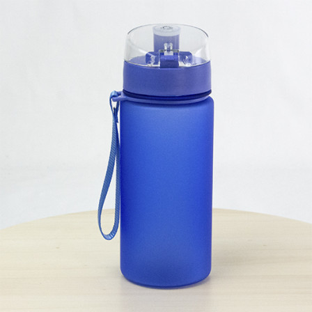 OSLO, Пляшка з ремінцем та прозорою кришкою, 500 мл, Tritan™ під нанесення зображення