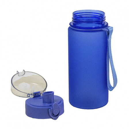 OSLO, Пляшка з ремінцем та прозорою кришкою, 520 мл, Tritan™ під нанесення зображення