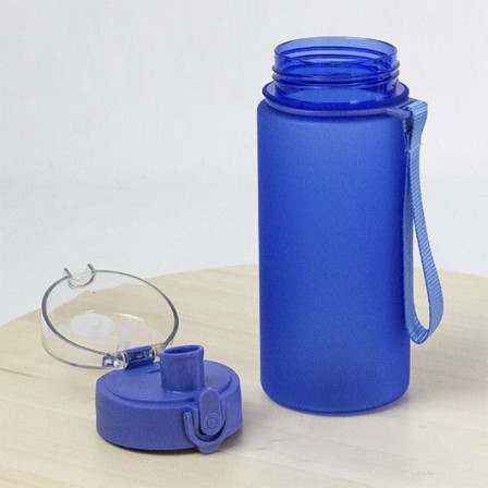 OSLO, Пляшка з ремінцем та прозорою кришкою, 520 мл, Tritan™ під нанесення зображення