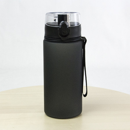 OSLO, Пляшка з ремінцем та прозорою кришкою, 500 мл, Tritan™ під нанесення зображення