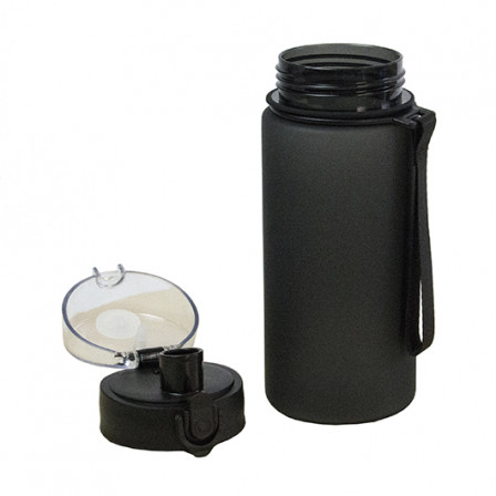 OSLO, Пляшка з ремінцем та прозорою кришкою, 520 мл, Tritan™ під нанесення зображення