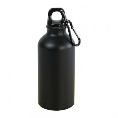  Фляга матова з карабіном STRETTO 400 мл, алюміній