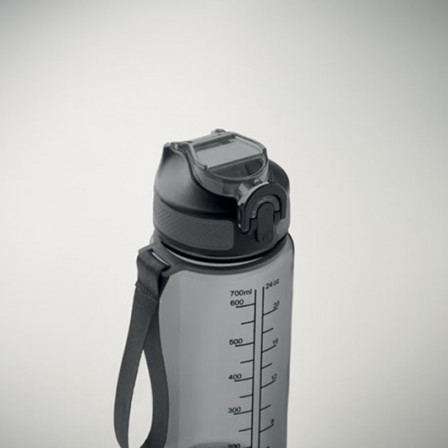 ENKEL, Еко-пляшка RPET з атласним ремінцем 700 мл, Ø7,7x21,5 см