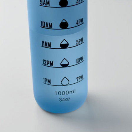 ISFORDEN MARK, Спортивна пляшка з RPET, 1000 мл, прозорий білий