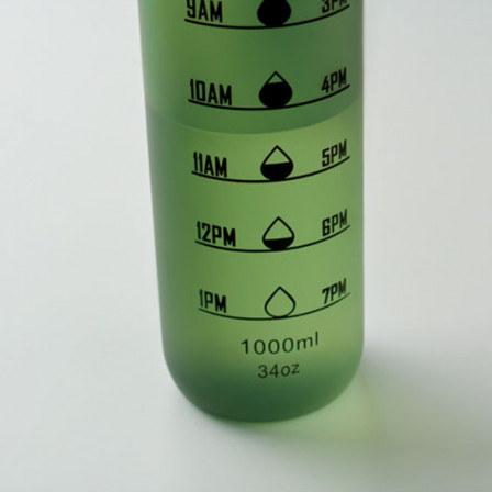 ISFORDEN MARK, Спортивна пляшка з RPET, 1000 мл, чорний