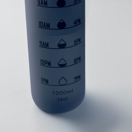 ISFORDEN MARK, Спортивна пляшка з RPET, 1000 мл, прозорий білий