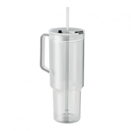 MUGORA, Еко-кухоль з кришкою з ущільнювачем об’ємом 1,2 літра, RPET