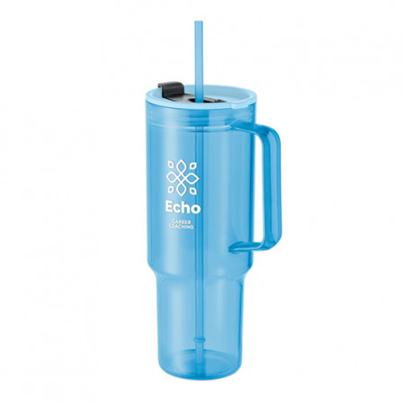 MUGORA, Еко-кухоль з кришкою з ущільнювачем об’ємом 1,2 літра, RPET