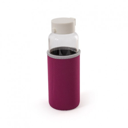 Пляшка MILLENNIUM 450 мл, скло/неопрен під нанесення зображення