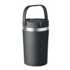 COZYCUP, Термопляшка з кришкою із переробленої сталі, 350 мл Чорний