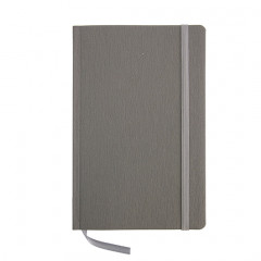 Нотатник А5 міні в лінійку Петра, сірий, крем. блок, гнучка обкл