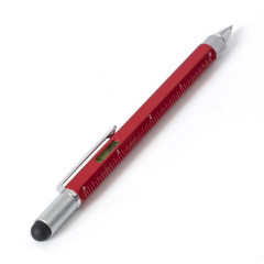  Ручка багатофункціональна MULTI-TOOL 5 в 1 із стилусом, ватерпасом, викруткою, лінійкою